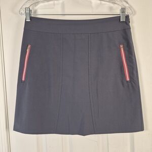 Annika Witt Performance Skort Gray Active Mini Skirt w/ Built in Shorts Size 2